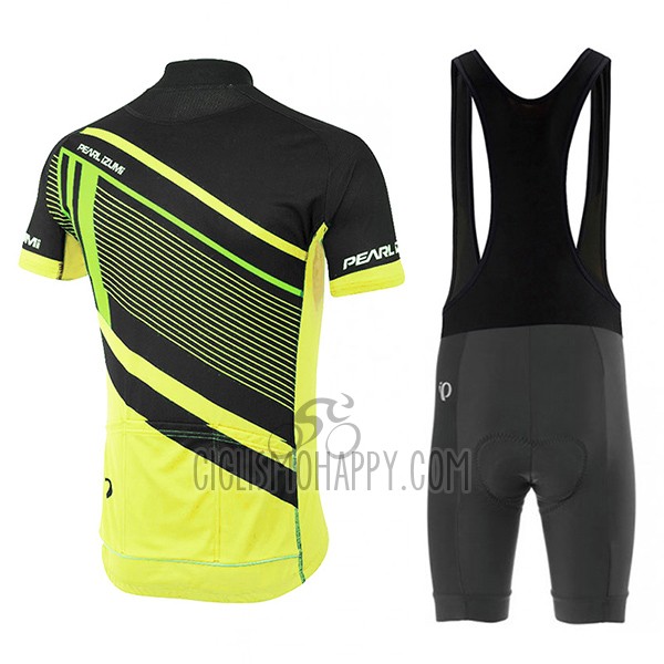 Pearl Izumi Cycling Jersey Bib Short 2017 Men Short Sleeve Green and Black